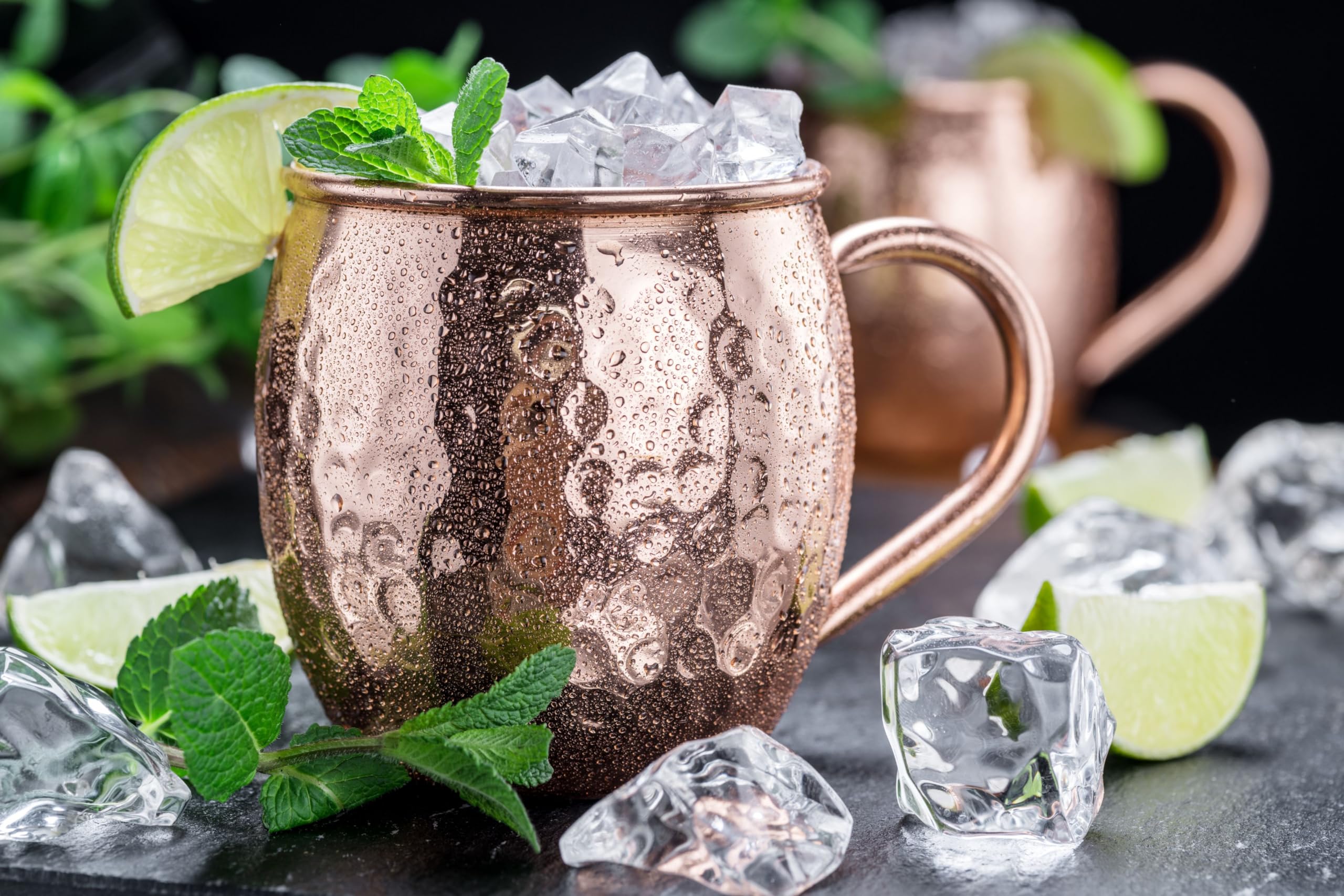 Copper Barrel Mug for Moscow Mules - 16 oz - 100% Pure Copper Mug by Alchemade - Includes FREE E-Recipe book