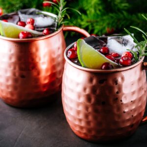 Copper Barrel Mug for Moscow Mules - 16 oz - 100% Pure Copper Mug by Alchemade - Includes FREE E-Recipe book