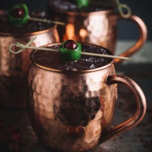 Copper Barrel Mug for Moscow Mules - 16 oz - 100% Pure Copper Mug by Alchemade - Includes FREE E-Recipe book