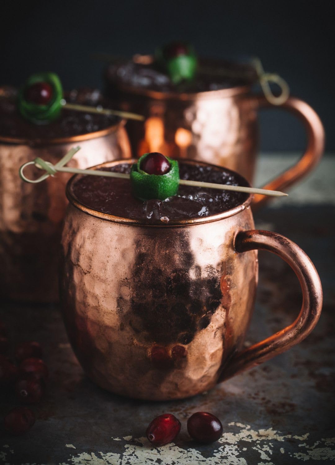 Copper Barrel Mug for Moscow Mules - 16 oz - 100% Pure Copper Mug by Alchemade - Includes FREE E-Recipe book