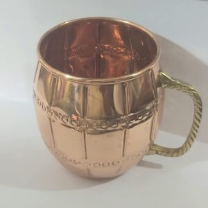 PARIJAT HANDICRAFT Copper Moscow Mule Mugs With capacity- 16 oz