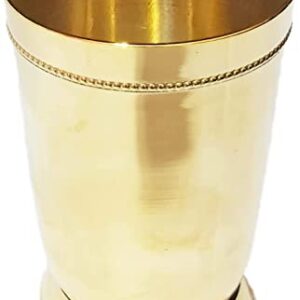 PARIJAT HANDICRAFT Brass mint julep cup with capacity 10 ounce.