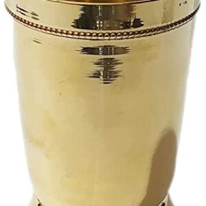 PARIJAT HANDICRAFT Brass mint julep cup with capacity 10 ounce.
