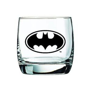 Batman Whiskey Glasses - 10 oz. Capacity - Classic Design - Heavy Base