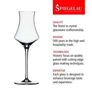 Spiegelau Willsberger Digestive Glasses Set of 4 - European-Made Crystal, Modern Cocktail Glasses, Dishwasher Safe, Professional Quality Cocktail Glass Gift Set - 9.9 oz