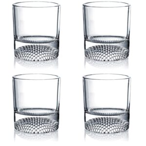 The Wine Savant Golf Ball Whiskey Glasses Set of 2-8oz Golf Gifts - Unique Whiskey Golf Glasses Set - Golf Gifts For Men & Women - Gifts for Golfers Golf Accessories Golf Ball Glasses (4 pack)