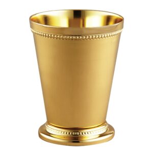 elegance mint julep cup, 12-ounce, gold finish