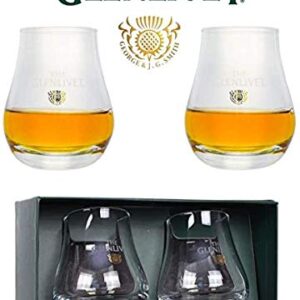 The Glenlivet Scotch Whiskey Glass Set of 2 Glasses