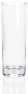 collins slim water beverage glasses, 10 ounce - set of 6