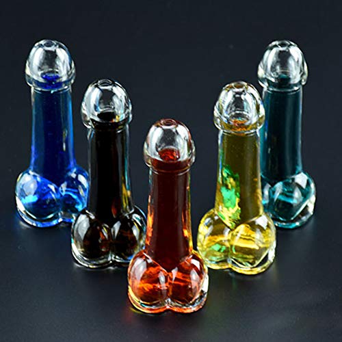 ARTSTORE Creative Funny Penis Martini Cocktail Glasses Cup,Transparent Glassware Sexy Shape Drink Cups for Bar Nightclub Decoration Personality Whiskey Glass Funny Bachelorette Party Accessories