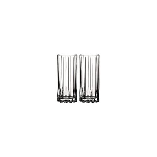 Riedel Drink Specific Glassware Highball Glass (10 oz, Set of 4) with Large Microfiber Polishing Cloth Bundle (3 Items)