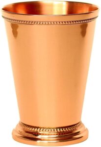 parijat handicraft mint julep cup pure copper moscow mule mint julep cup beautifully handcrafted capacity 12 ounce
