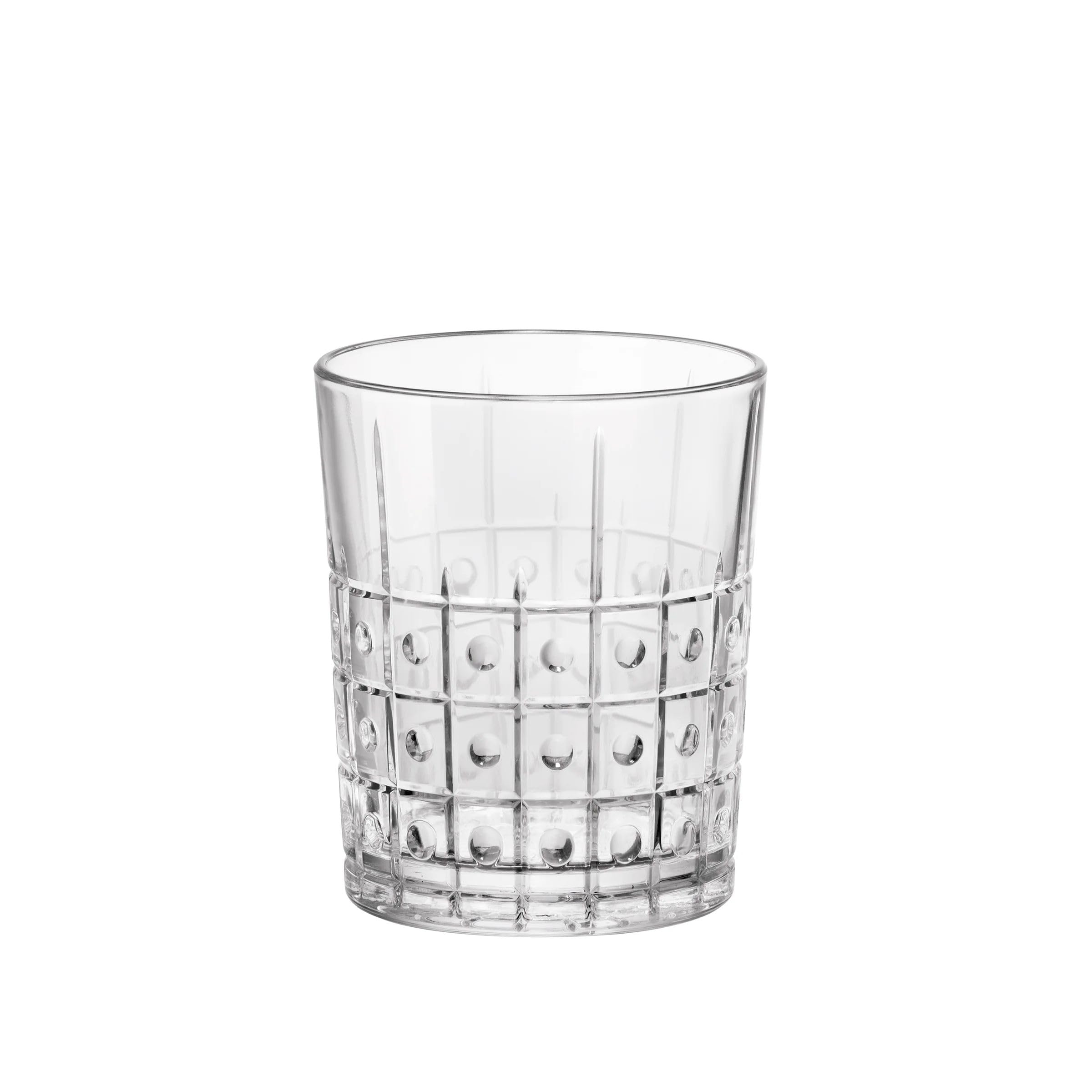 Bormioli Rocco Bartender 13.25 oz. Este Double Old Fashioned DOF Drinking Glasses, Clear, Set of 4