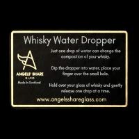 Glass Whiskey Water Dropper Thistle Top, Made in Scotland - Water Pipette for Scotch, Whiskey, Bourbon & Rye ideal Gift, Bar Accessory