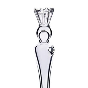 Glass Whiskey Water Dropper Thistle Top, Made in Scotland - Water Pipette for Scotch, Whiskey, Bourbon & Rye ideal Gift, Bar Accessory