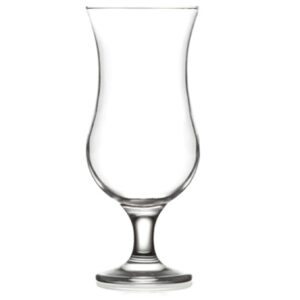 Tigerchef Heavy Duty, Professional Grade Glasses. Dishwasher safe. Serve Drinks, Liquor, Wine, Alcohol, Beer, Shots, Cocktails, Margarita, Water, Desserts. (Hurricane 15.5 Oz, 6)