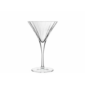 Luigi Bormioli Bach 8.25 oz Martini Glasses, 4 Count (Pack of 1), Clear