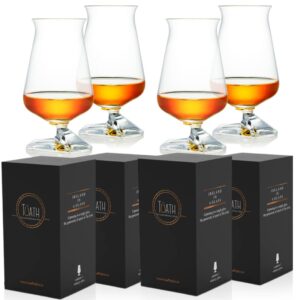 official tuath whiskey glass set of 4 – irish tuath glasses – celtic whiskey glasses - glass set for whiskey tasting