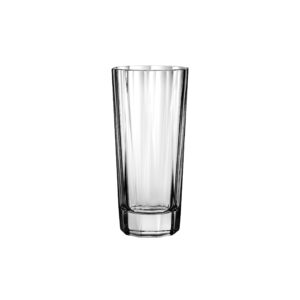 Nude Hemingway Set of 4, Crystal Highball Glasses 10.5 oz, | Lead-Free|, Cocktail Tumblers, Beer, Water, Juice, Iced Tea, Juice Glassware for Home