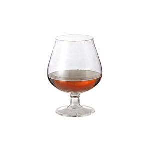 g.e.t. bra-2-pc-cl-ec 16 oz. plastic brandy glasses, break resistant dishwasher safe polycarbonate (pack of 4), medium