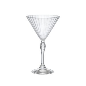 Bormioli Rocco America '20s 8.5 oz. Martini Glass, Clear, Set of 4