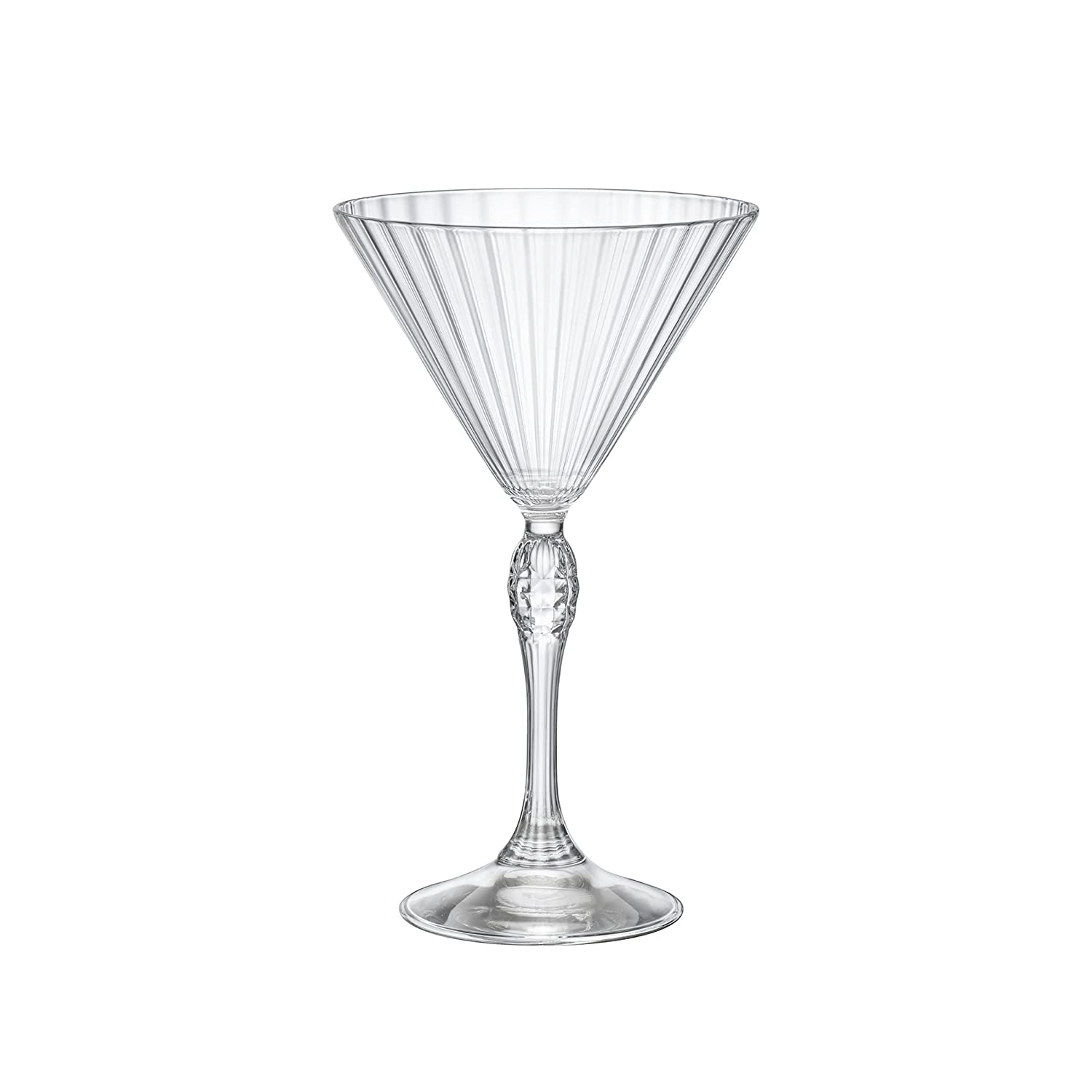 Bormioli Rocco America '20s 8.5 oz. Martini Glass, Clear, Set of 4