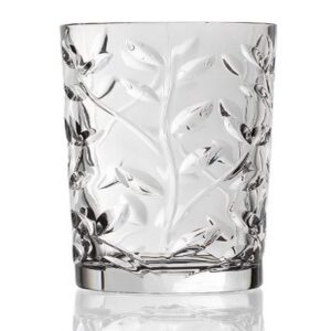 lorenzo rcr crystal laurus highball glass, set of 6 , 12 ounce