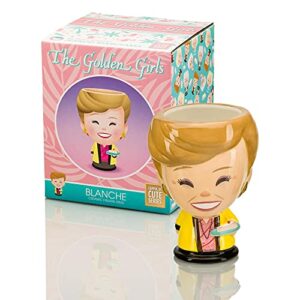yuankanju cupful of cute the golden girls blanche 16-ounce ceramic mug | tumbler cocktail glasses, margarita cup drinkware for home barware set | official tv show comedy collectible