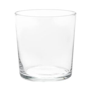 Restaurantware Sumi 12.5 Ounce Double Old Fashioned Glasses Set of 12 Lead-Free Scotch Glasses - Tempered Dishwasher-Safe Glassware Clear Glass Whiskey Glasses Serve Cocktails and Liquors