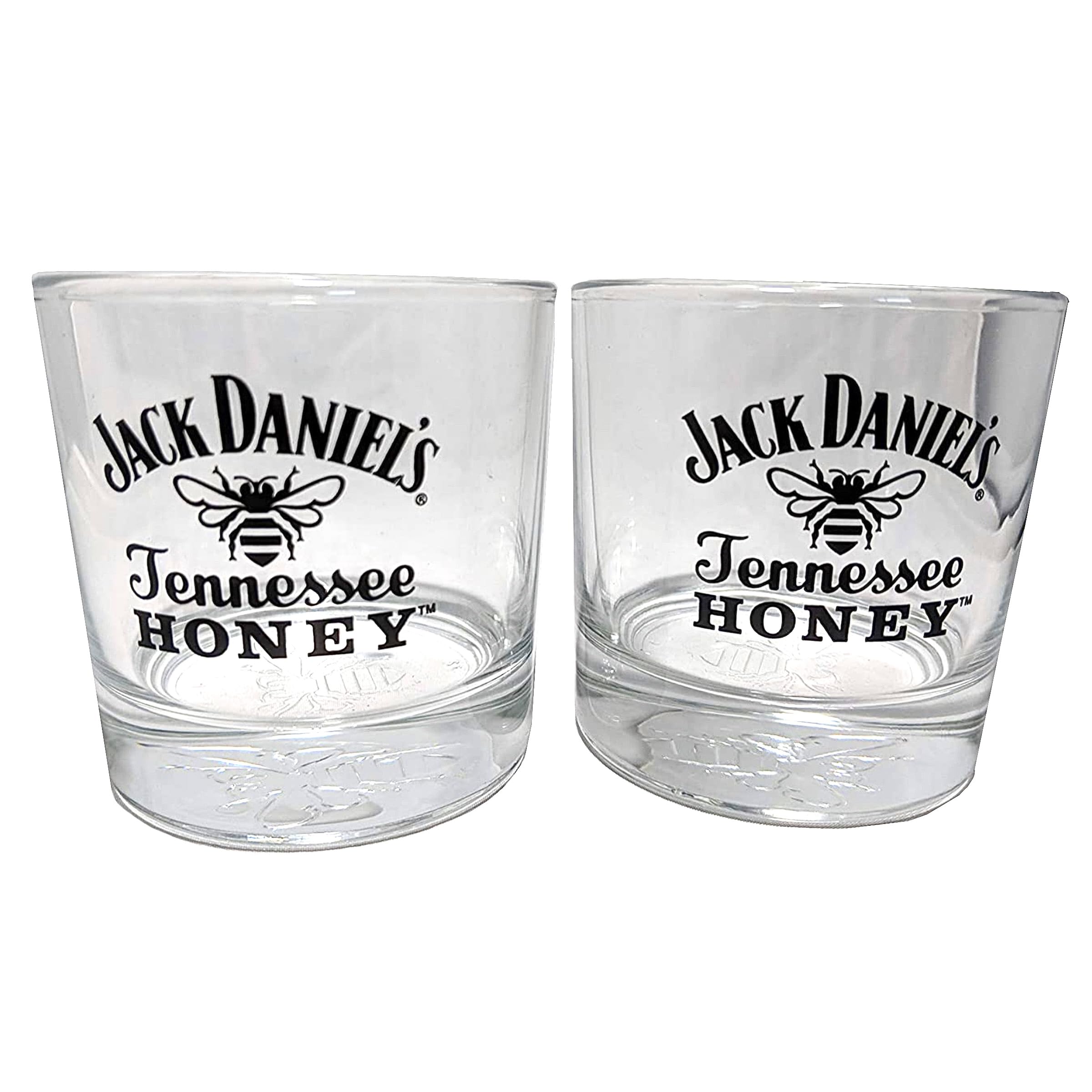 Jack Daniel's Tennessee Honey Signature Rocks Glass - Set of 2