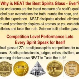 The NEAT Glass The Experience Neat Whiskey Glass Official Competition Judging Glass (1)