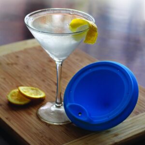 Diamond Resources 140037M IceLiners Martini Glass and Silicone Mold, 10 ounce, Blue