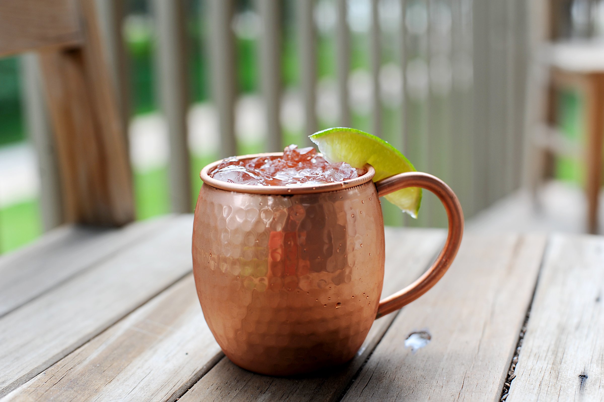 Alchemade Copper Barrel Mug for Moscow Mules - 16 oz - 100% Pure Hammered Copper - Heavy Gauge - No lining - includes FREE E-Recipe book
