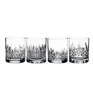 waterford crystal short stories lismore evolution double old fashioned, set of 4