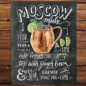 Staglife Black Moscow Mule Copper Mugs - 16 Oz [Set of 2] + 20 Oz [Set of 2]