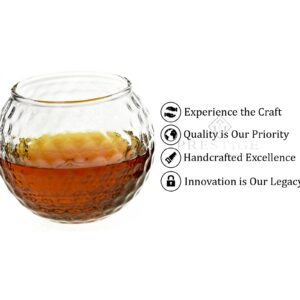 Golf Whiskey Glasses – Rocks Glass for Rum, Scotch, Wine Glasses - Bourbon Gifts - 10oz Cocktail, Lowball, Old Fashioned Glass (Set of 2) Dad Golf Gifts for Men and Women Golfers Who Like Whiskey