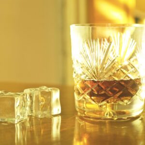 Crystal Double Old Fashioned - Set of 6 Glasses - Hand Cut DOF tumblers - Tumbler Glass For Whiskey - Bourbon - Water - Beverage - Drinking Glasses - 12 oz - Made in Europe By Barski