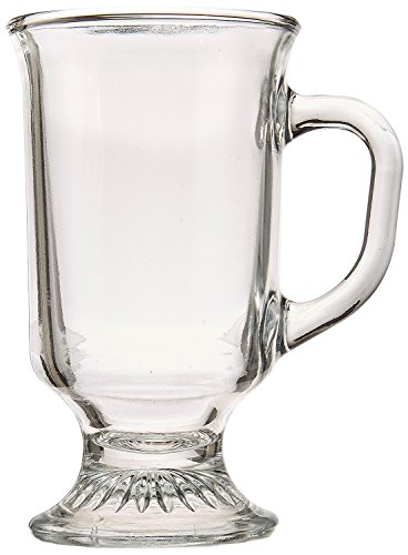 Anchor Hocking Irish Coffee Mug, 1 Count (Pack of 1), Clear