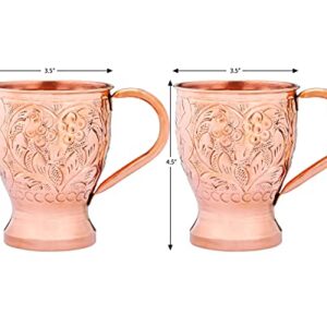 Old Dutch International Moscow Mule Mug, 16 oz, Copper