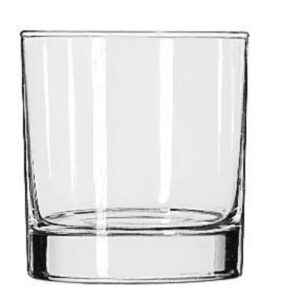 libbey glassware - 8 oz rocks heavy base glass