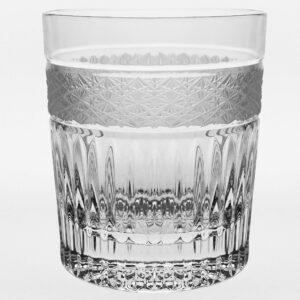 barski crystal tumbler - old fashioned - whiskey glasses - classic lowball - set of 6 tumblers - rocks glass - bourbon - scotch - whisky - cocktails - cognac - 11 oz. - made in europe