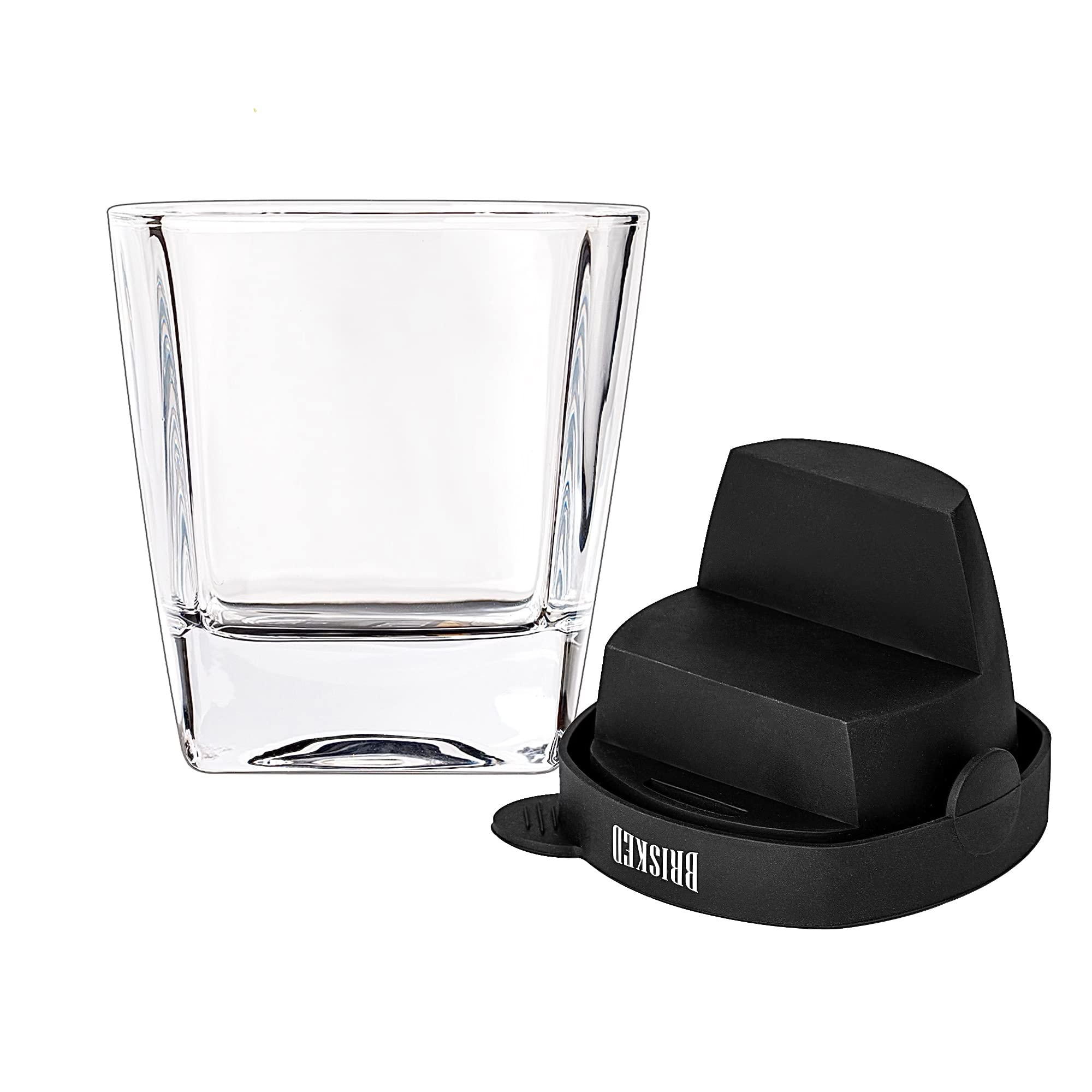 Whiskey Wedge Glass Set | Old Fashioned Whisky | Best Accessories & Gifts for Drinking Bourbon and Scotch | Perfect Whisky Gifts for Men (Step)