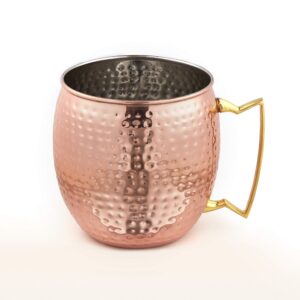 american metalcraft cm96h jumbo hammered copper moscow mule mug, 96-ounces