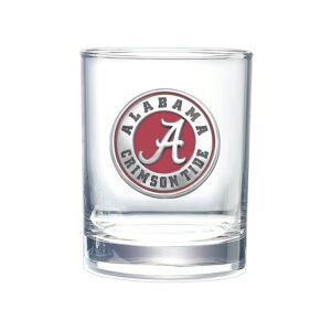 heritage pewter alabama clear glass | 14 oz drinking glass | expertly crafted pewter glass
