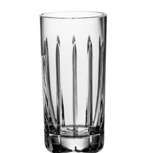 Crystal Highball Tumbler - Glass - Set of 6 - HB Tumblers - Hiball Glasses - Hand Cut Crystal - Drinking Tumblers - for Water - Juice - Wine - Beer and Cocktails - 15 oz. - by Barski - Made in Europe