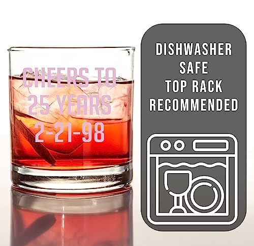 Personalized Printed 11oz Whiskey Glass - Custom Bourbon Christmas Gifts for Men, Dad Scotch Drinking Birthday Glasses, Groomsmen, Liquor Cocktail Rocks Old Fashioned, Your Text Here