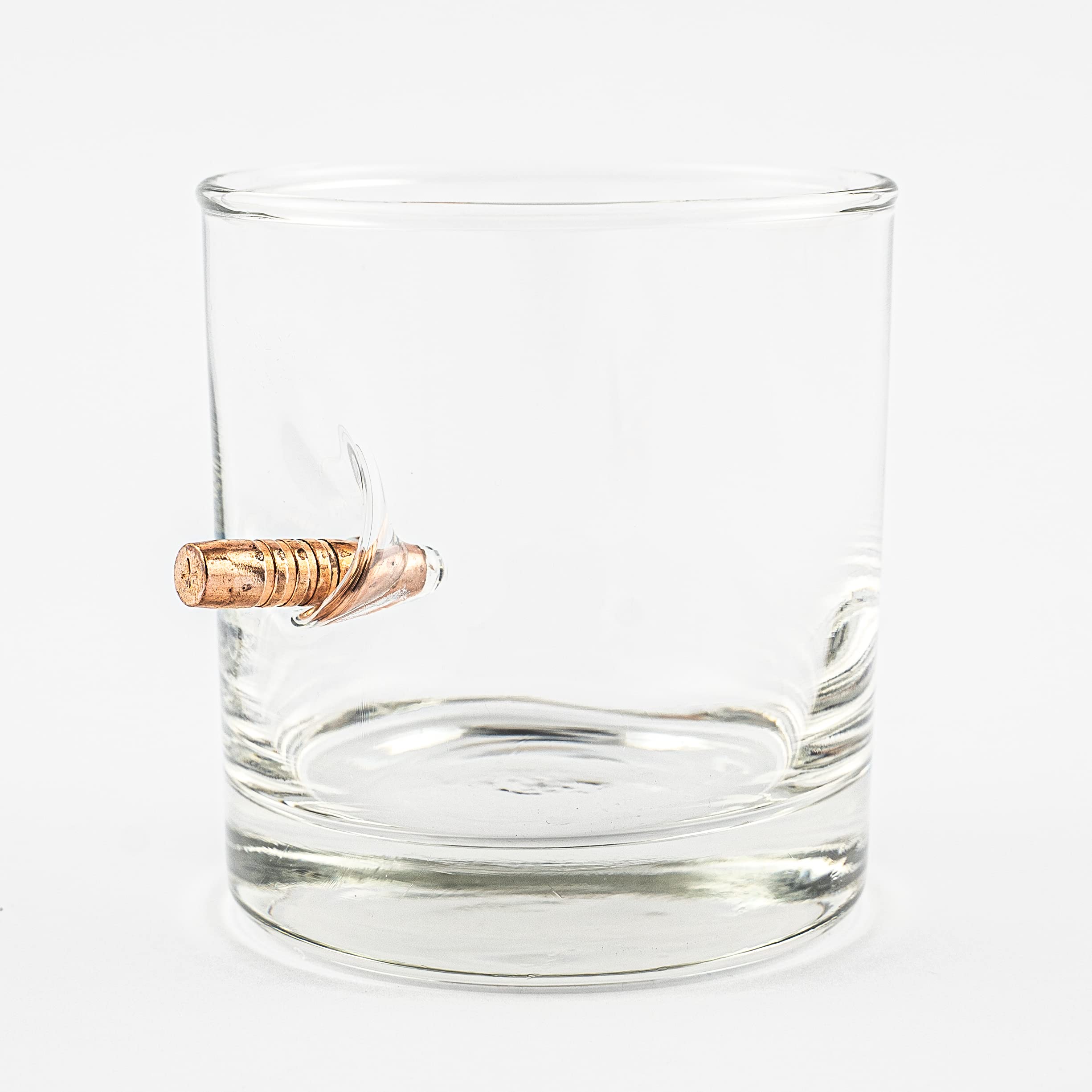 Nine Line American Made .308 Whiskey Glass - Handblow In The USA - 11oz Rocks Glass, Heavy, Handcrafted in Wisconsin