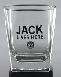 Jack Daniel's Double Old Fashioned Glass DOF Set of 4