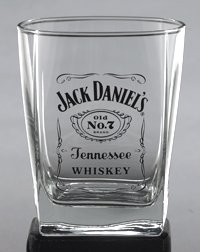 Jack Daniel's Double Old Fashioned Glass DOF Set of 4