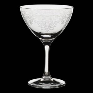 minners classic cocktail martini/cocktail vintage lace 8 oz set of 2